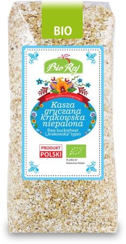 18829KASZA GRYCZANA KRAKOWSKA NIEPALONA BIO 500 g - BIO RAJ-1
