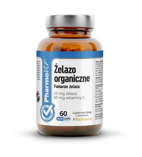 18946ŻELAZO 60 KAPSUŁEK 22,53 g - PHARMOVIT (CLEAN LABEL)-1