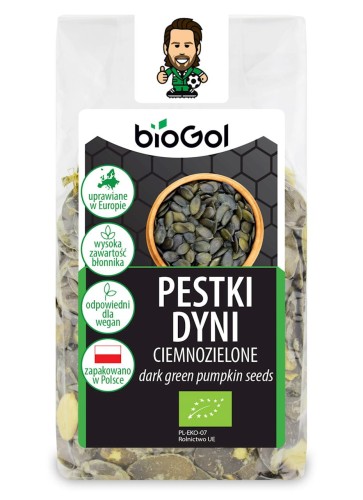 18979PESTKI DYNI CIEMNOZIELONE (UPRAWIANE W EUROPIE) BIO 150 g - BIOGOL-1