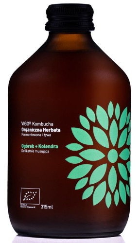 18995KOMBUCHA Z OGÓRKIEM I KOLENDRĄ BEZGLUTENOWA BIO 315 ml - VIGO-1