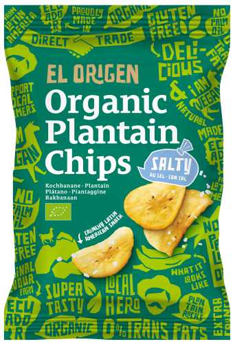 19035CHIPSY Z PLANTANA SOLONE BEZGLUTENOWE BIO 80 g - EL ORIGEN-1