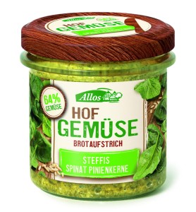 Pasta warzywan ze szpinakiem i orzechami piniowymi 135 g