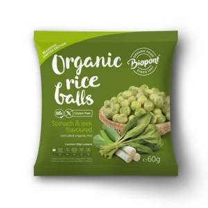 Chrupki ryżowe ze szpinakiem Bio 60g